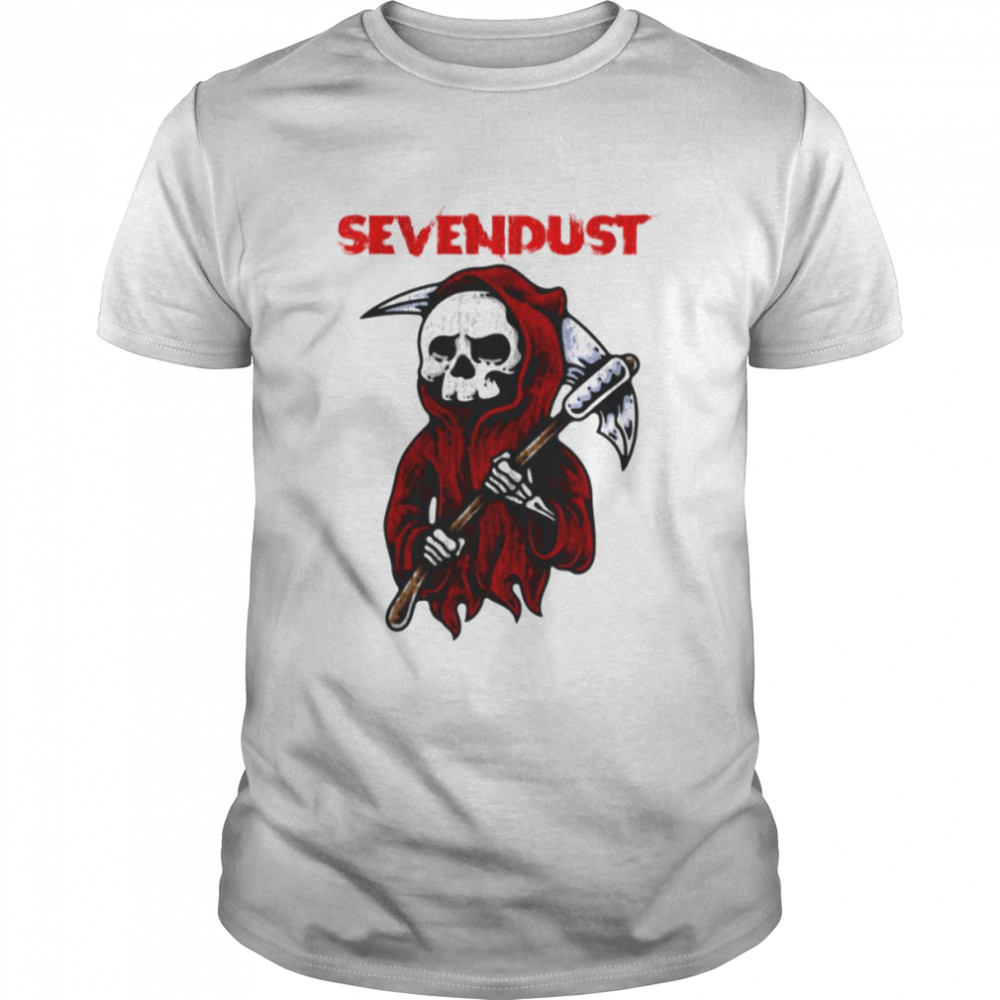 Sevendust Retro Grim Reaper shirts