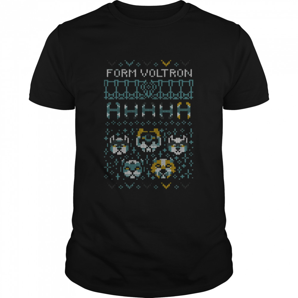 Ugly Voltron Holiday Pattern Christmas shirt