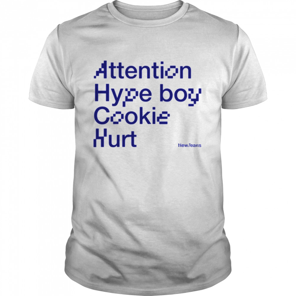 Attentions Hypes Boys Cookies Hurts Newjeanss Firsts Eps Singless shirts